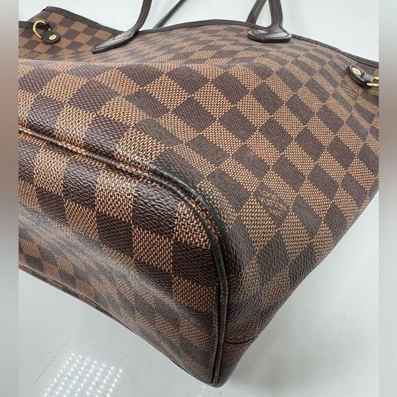 AUTHENTIC LOUIS VUITTON NEVERFULL MM Damier Ebene Tote bag - Picture 12 of 13